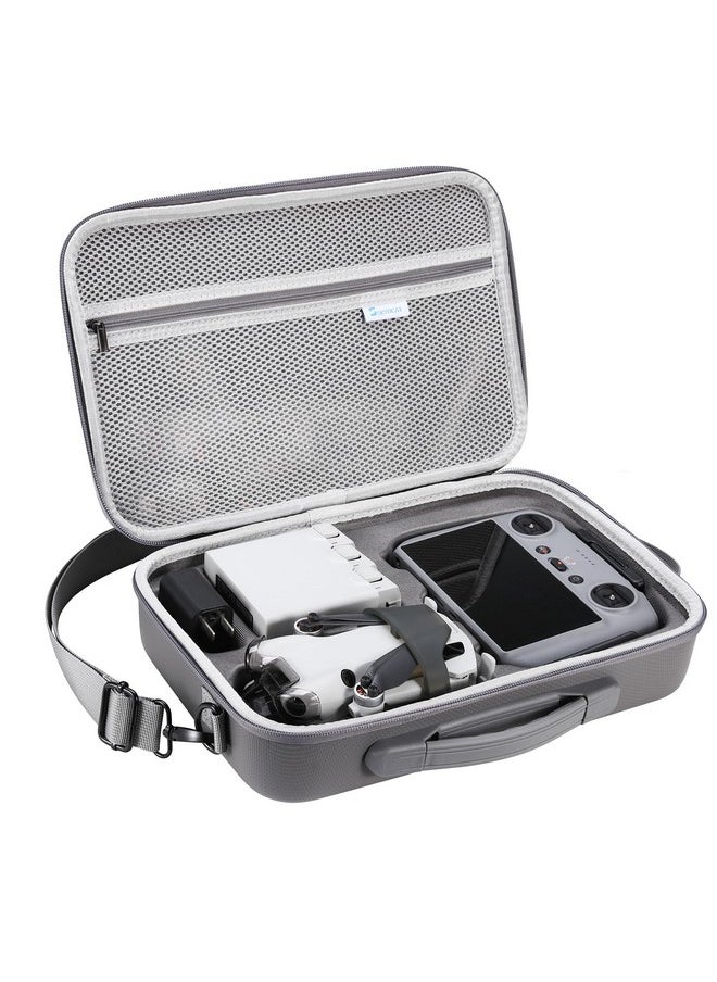 سكاي ريت حافظة Mini 4 Pro Rc 2، حقيبة كتف محمولة من الجلد الصناعي لتخزين ملحقات Dji Mini 4 Pro Fly More Combo Kit  - Image 1