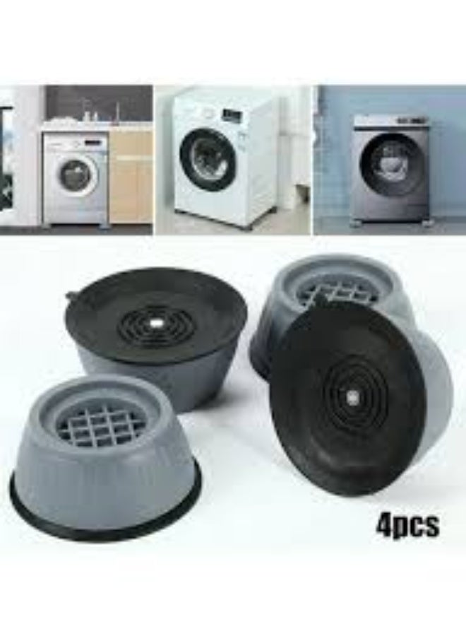 Versatile washing machine and refrigerator mounting base, 4 pieces, anti-vibration and anti-slip, shock-absorbing, suitable for washing machines, refrigerators, and household appliances - color may vary - Image 4