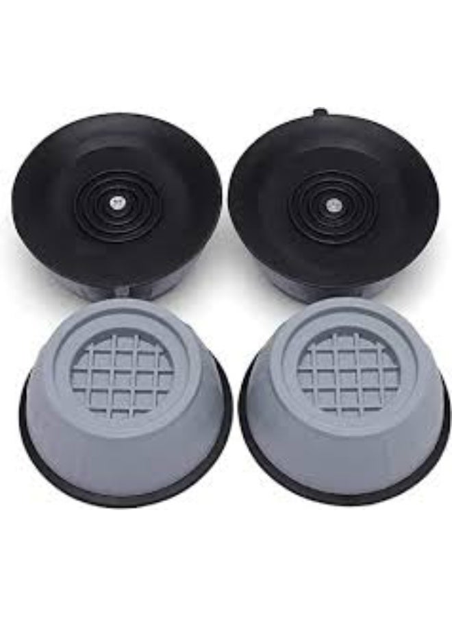 Versatile washing machine and refrigerator mounting base, 4 pieces, anti-vibration and anti-slip, shock-absorbing, suitable for washing machines, refrigerators, and household appliances - color may vary - Image 2