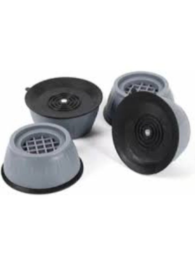 Versatile washing machine and refrigerator mounting base, 4 pieces, anti-vibration and anti-slip, shock-absorbing, suitable for washing machines, refrigerators, and household appliances - color may vary - Image 1