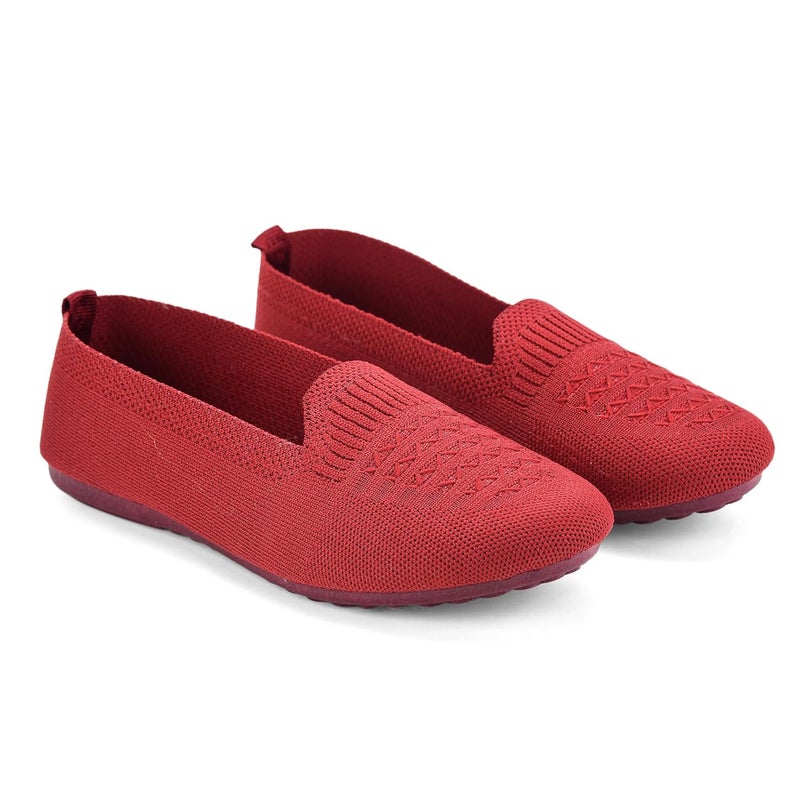 UNIAGE Soft and Comfortable Bottom Flat Heel Ballet Belly No Heel Flats for Women - Image 3