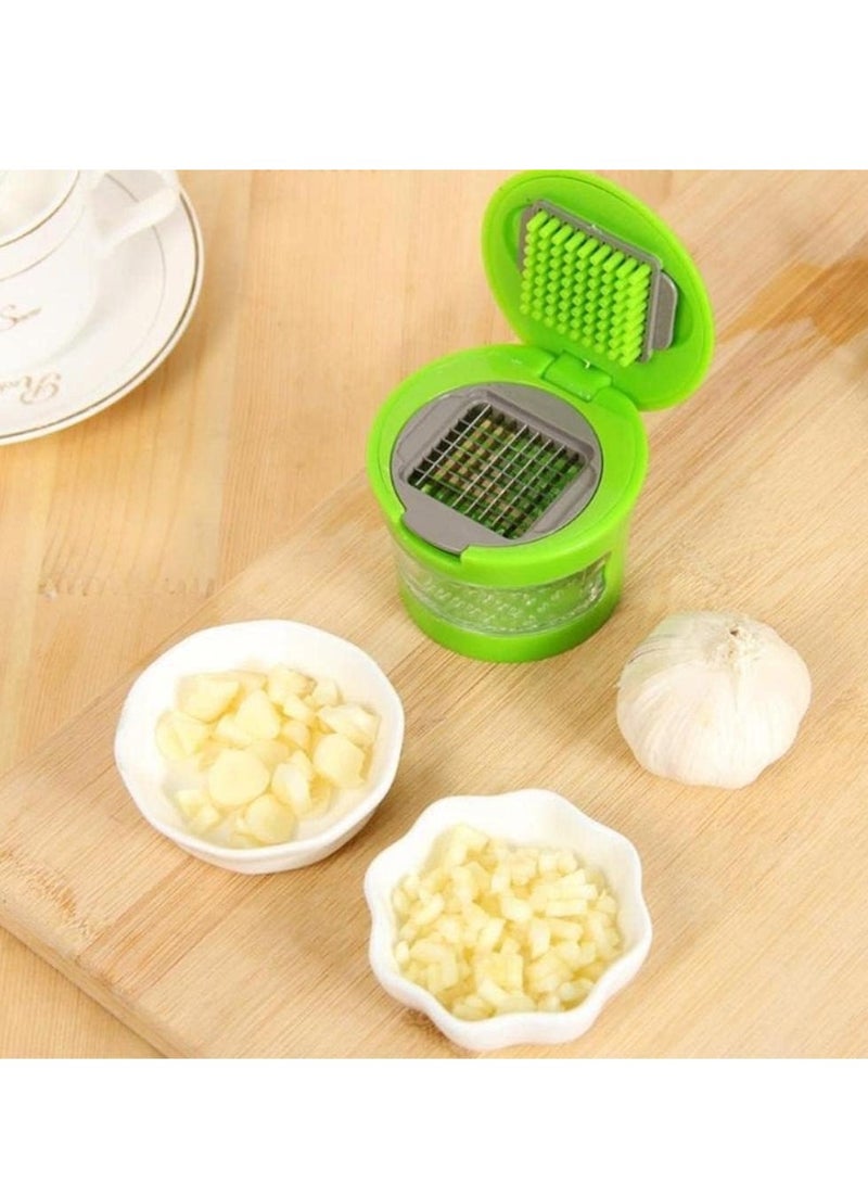 Garlic Cutter and Press - With 2 Blades  - Image 3