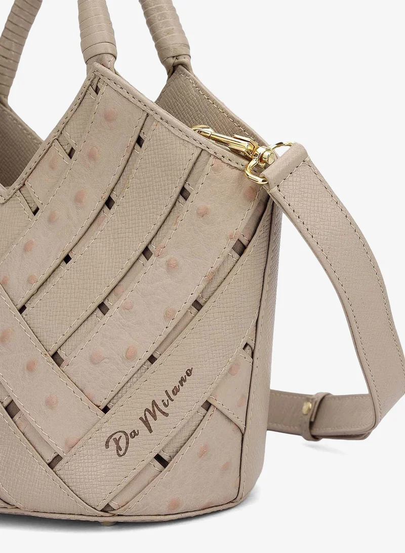 Da Milano L.Grey Tresser Top Handle Bag (S) for Women | Best Price UAE