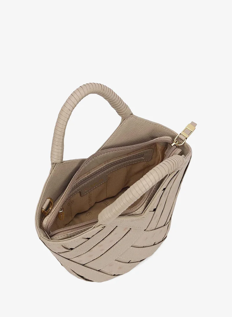 Da Milano L.Grey Tresser Top Handle Bag (S) for Women | Best Price UAE