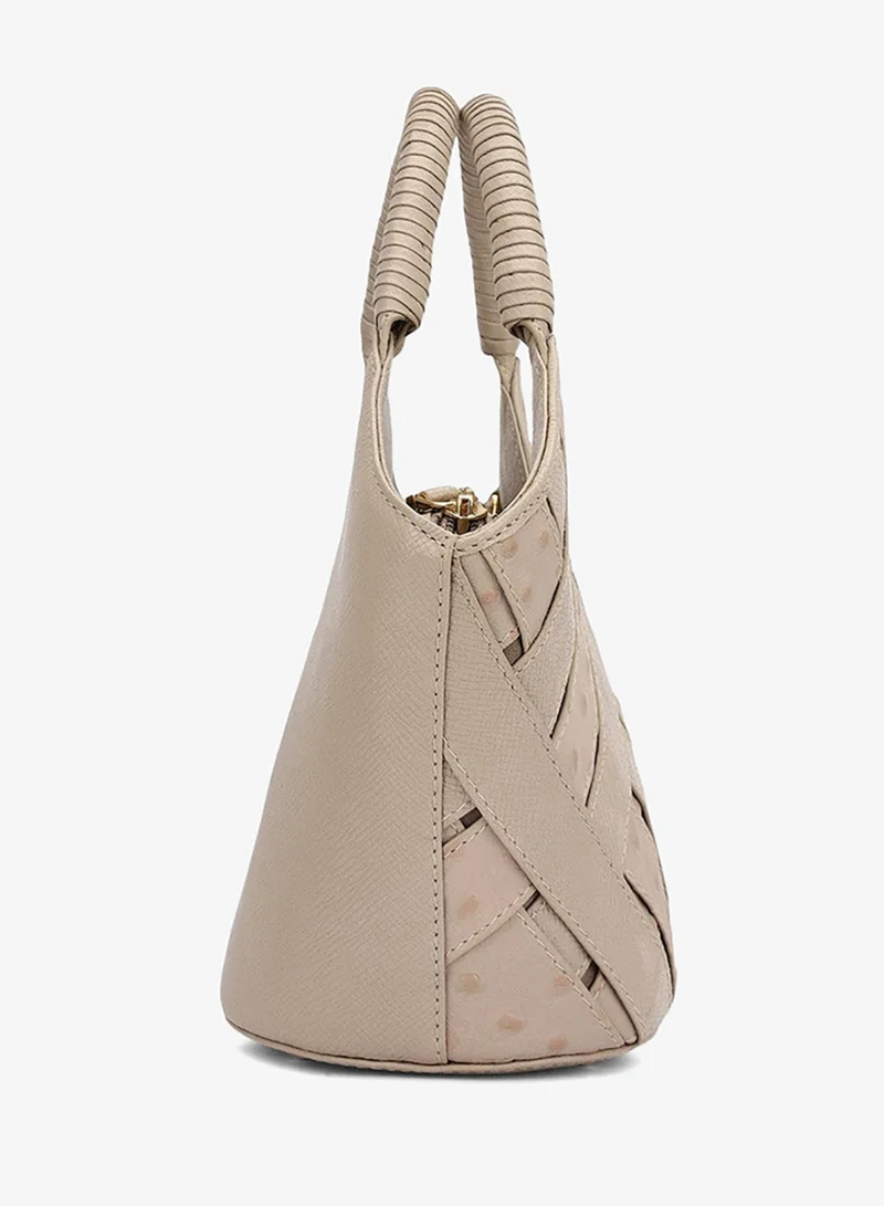 Da Milano L.Grey Tresser Top Handle Bag (S) for Women | Best Price UAE