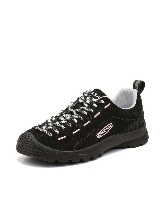 St&Sat Retro Versatile Casual Sneakers, Maillard Color Palette, Thick Sole Mountain Style Outdoor Hiking Shoes, Comfortable Soft Sole Women's Shoes - Image 2