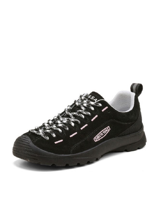 St&Sat Retro Versatile Casual Sneakers, Maillard Color Palette, Thick Sole Mountain Style Outdoor Hiking Shoes, Comfortable Soft Sole Women's Shoes - Image 1