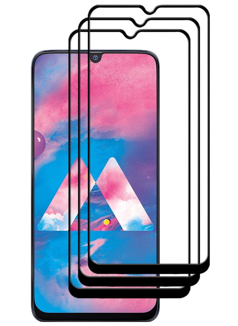 ACLIX 3 Pieces Antistatic ESD Dustproof Premium Quality High Definition Tempered Glass Screen Protector Designed For Samsung Galaxy M30 - Image 1