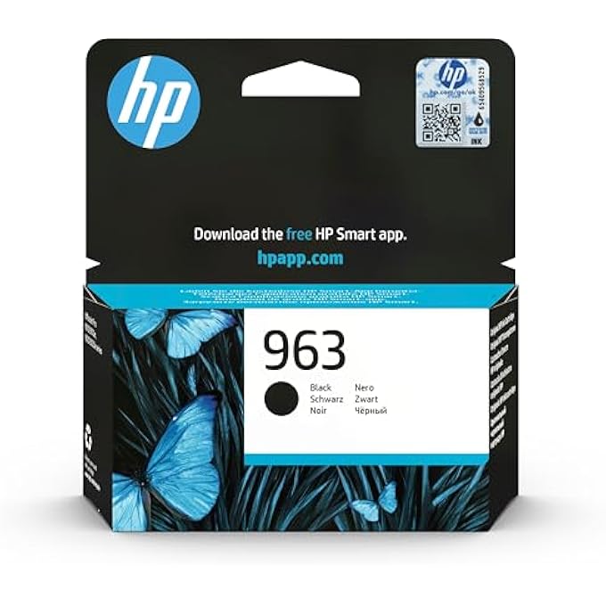 963 BLACK ORIGINAL INK CARTRIDGE [3JA26AE] | WORKS WITH OFFICEJET PRO 9010, 9013, 9020, 9023 PRINTERS - Image 1