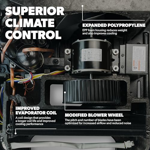 Dometic Brisk II Rooftop Air Conditioner - Standard Profile AC with Efficient Cool Air Output -11K BTU Unit with Quiet Blower for RV, Van, and Camper (Brisk Black 11K) - Image 2