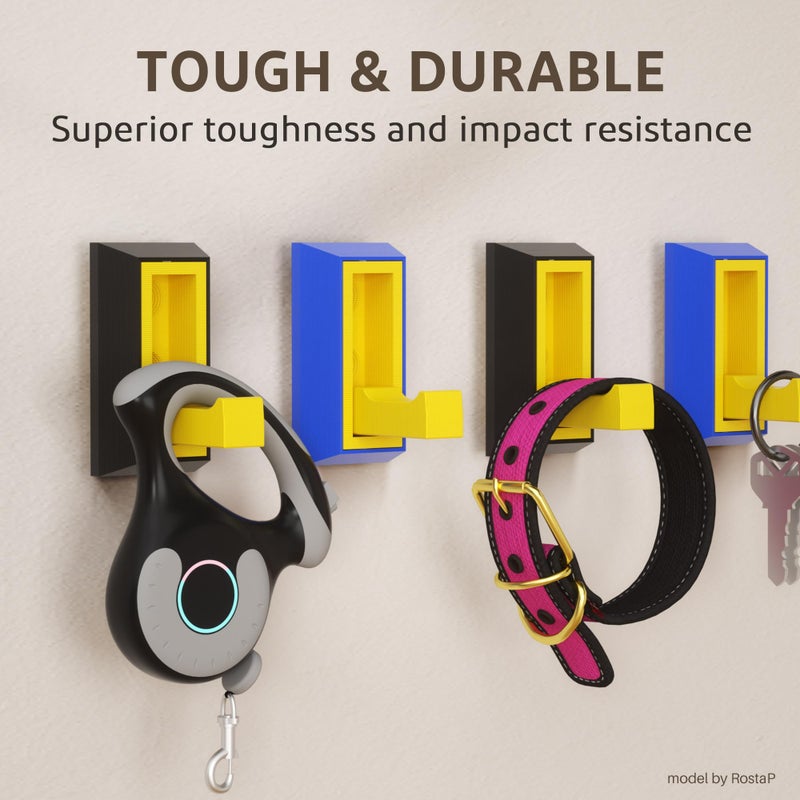 ELEGOO Rapid PETG Filament 1.75mm Bundle 4KG, High Speed 30-600mm/s 3D Printer Filament Accuracy +/- 0.02 mm, 1kg Cardboard Spool(2.2lbs) Fits for Most FDM 3D Printers(Blue,Green,Orange,Yellow) - Image 4