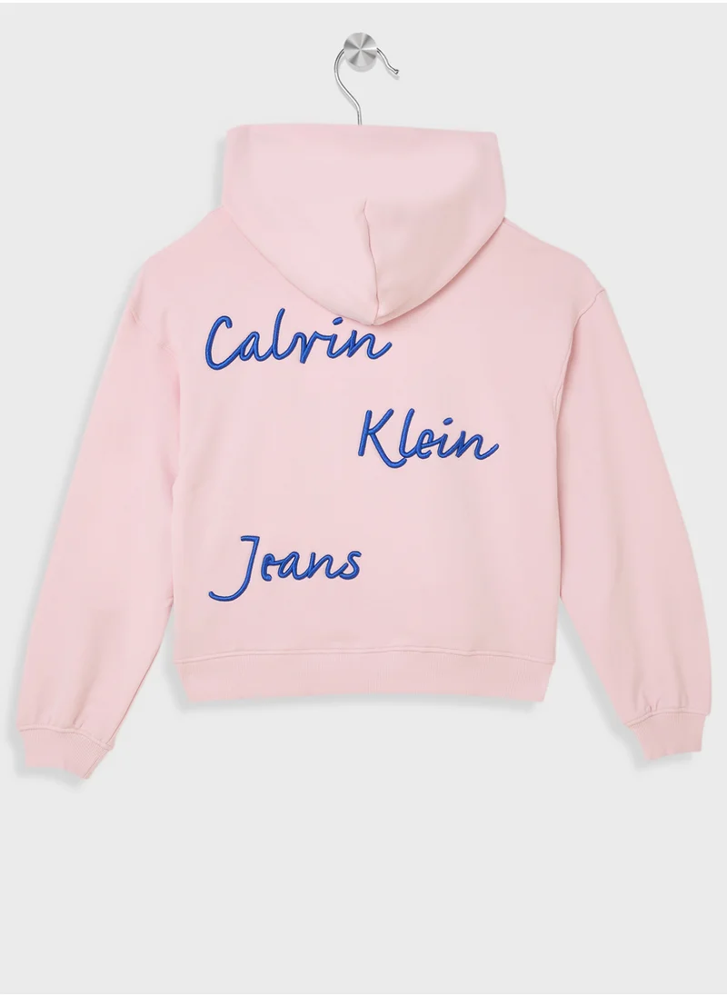 Calvin Klein Jeans Youth Essential Logo Hoodie