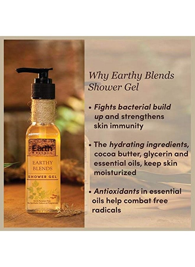 The Earth Reserve Earthy Blend Shower Gel Sls Sles & Paraben Free Handmade With Pure Essential Oils Mild & Gentle Cleansing 100 Ml  - Image 5