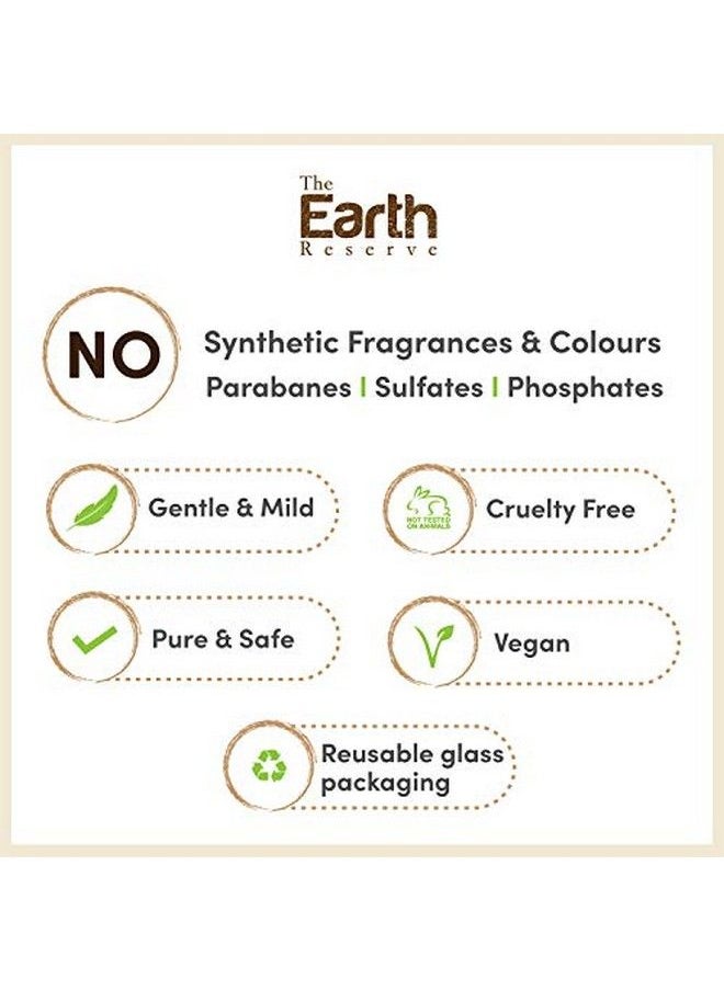 The Earth Reserve Earthy Blend Shower Gel Sls Sles & Paraben Free Handmade With Pure Essential Oils Mild & Gentle Cleansing 100 Ml  - Image 3