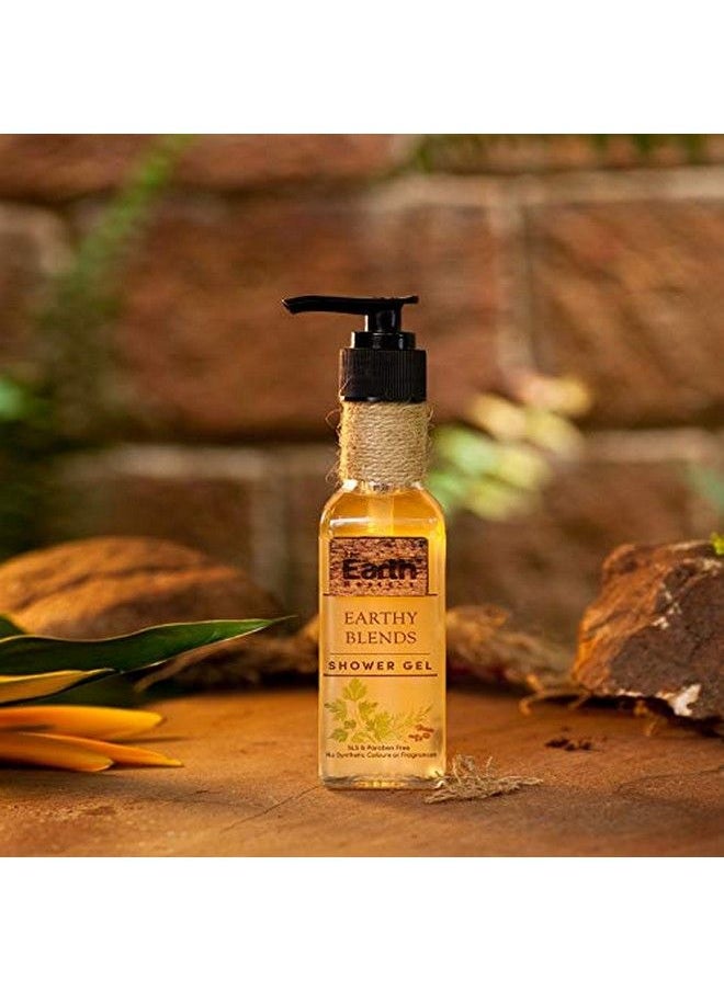 The Earth Reserve Earthy Blend Shower Gel Sls Sles & Paraben Free Handmade With Pure Essential Oils Mild & Gentle Cleansing 100 Ml  - Image 1