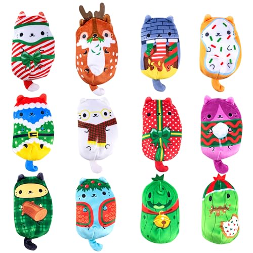 Cats vs Pickles Limited Edition Holiday 12Pack 2025 Seasonal Plush Collector Set Includes 12 Exclusive HolidayThemed Characters Super Soft BeanFilled Plushies - Image 1