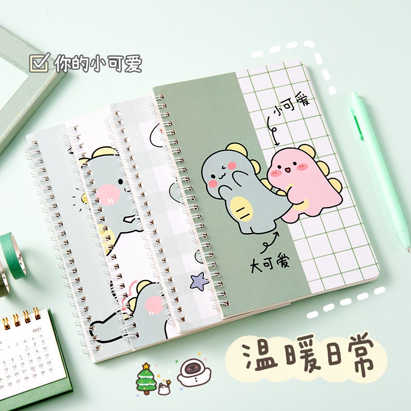 Cute Cartoon A5 Coil Book Student Learning Supplies Office Stationery Notepad High Color Notebook - Image 3