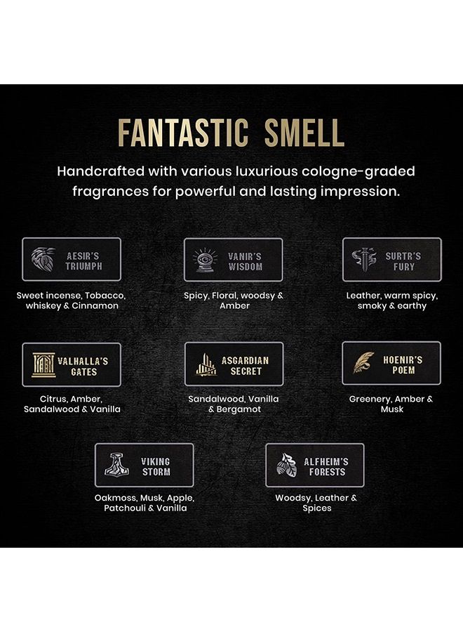 The Beard Struggle Beard Growth Oil - Hoenir's Poem, Gold Collection (1 Fl oz) - Night Liquid Elixir - Beard Oil for Men - Softens, Moisturizing, & Healthier Beard Growth - Image 3