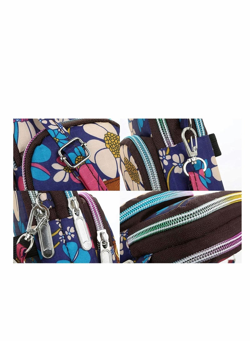 Excefore Small Canvas Cell Phone Purse Wallet Cute but Roomy Casual Shoulder Bag Crossbody Bag for Women  - Image 5