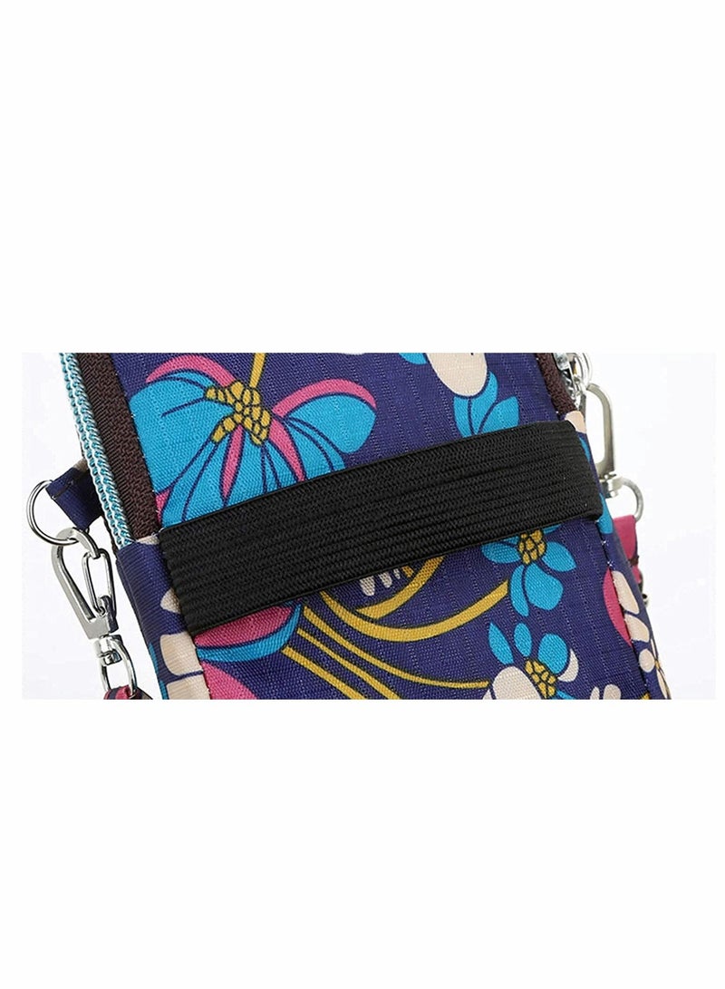 Excefore Small Canvas Cell Phone Purse Wallet Cute but Roomy Casual Shoulder Bag Crossbody Bag for Women  - Image 4