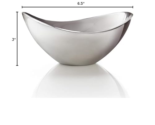 Nambe Nambé Butterfly Bowl - 6 Inch Small Decorative Accent Dish, Elegant Sculptural Design with Upward Curved Sides - Display Bowl for Candies, Keepsakes & Table Centerpiece, Alloy & Crystal - Image 4