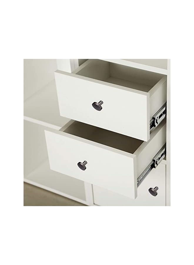 The Bros 5pcs European Round Dresser Knobs Drawer Pulls Handles Cabinet Door Knob Handles for Christmas Home Party Kitchen Supplies Black - Image 3