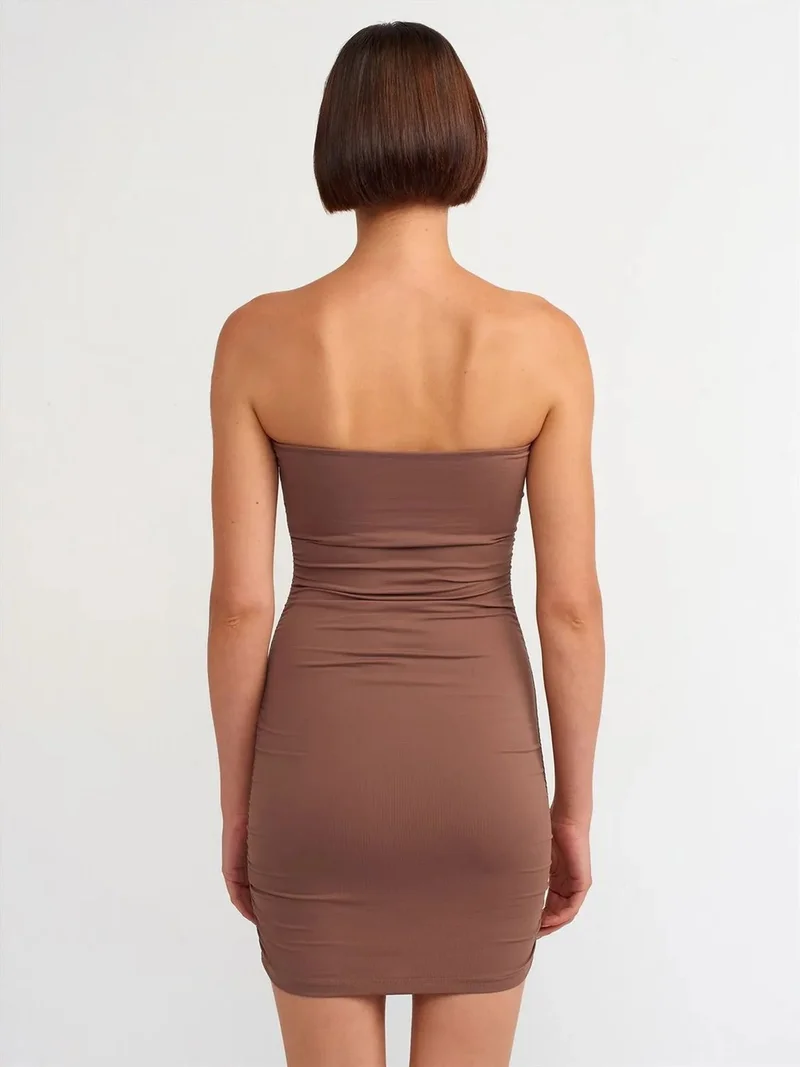 ديلفين Dilvin Strapless Bodycon Mini Dress