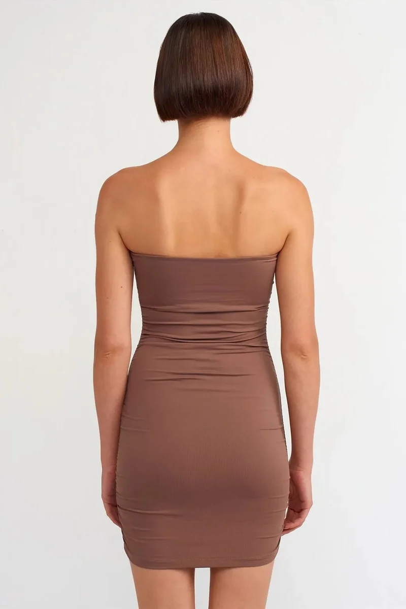 ديلفين DILVIN Strapless Bodycon Mini Dress