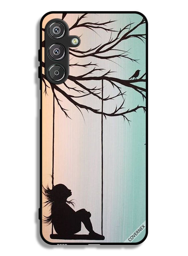 Covernex Samsung Galaxy F36 Protective Case Cover Sad Little Girl Art Paint - Image 1