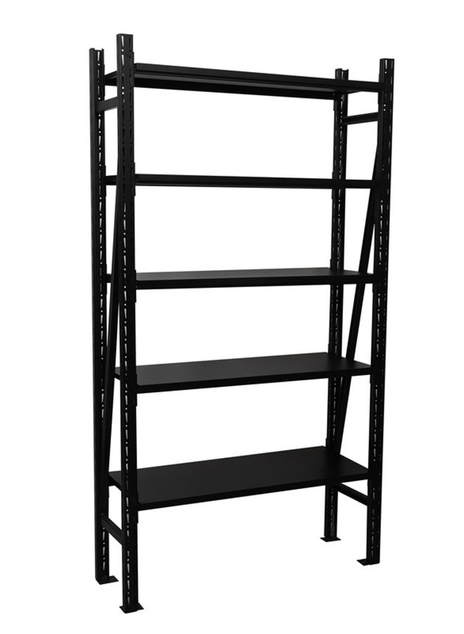 RIGID Steel Display Utility Rack BLACK 202x110x38.5cm  - Image 1