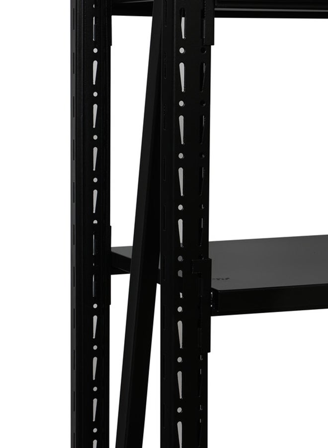 RIGID Steel Display Utility Rack BLACK 202x110x38.5cm  - Image 2