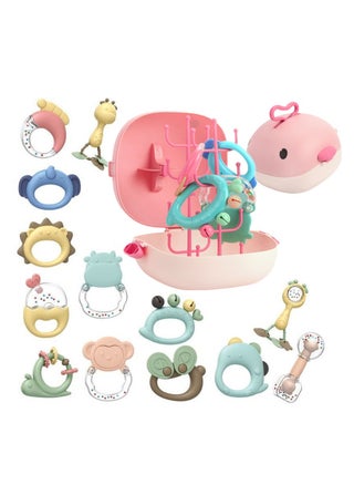 13 Piece Set Baby Teething Toys for Babies 0-6 Months Rattles Teethers for Babies  Baby Shower Gifts Ages 0-1 - pzsku/ZD4E3CD44135F4B2C3E22Z/45/_/1705571624/7b7035c2-c6e9-4357-890a-f97a0637f531