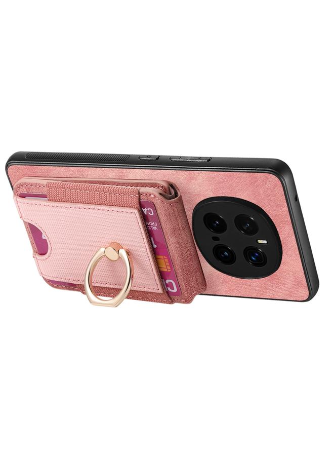 Green Tiger Case For Honor Magic7 Pro Retro Splitable Magnetic Stand Card Bag Leather Phone Case - Image 5