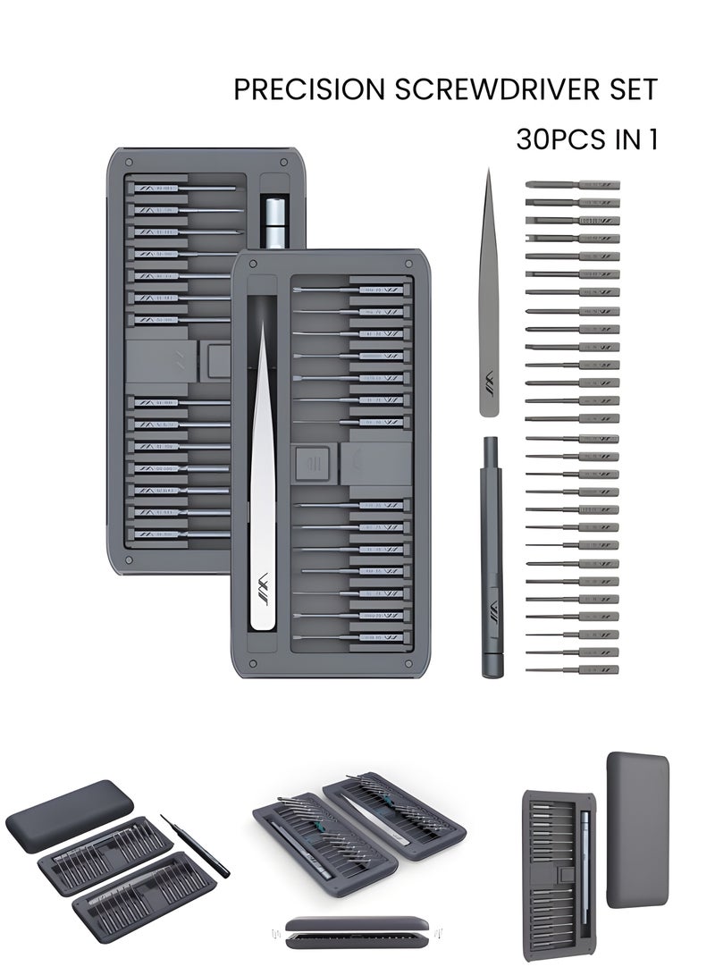 JIMIHOME 30-Piece Screwdriver Set - Mini Precision Repair Kit for DIY, PC, Phone, Electronics, Watch, Bike, Home, Machine, Door, Window | Portable, Compact, Lightweight  - Image 2