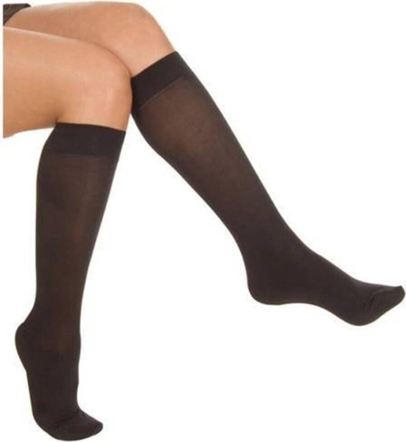 Oral Çorap Oral 12 Pcs Black Color Micro 70 Knee High Socks 