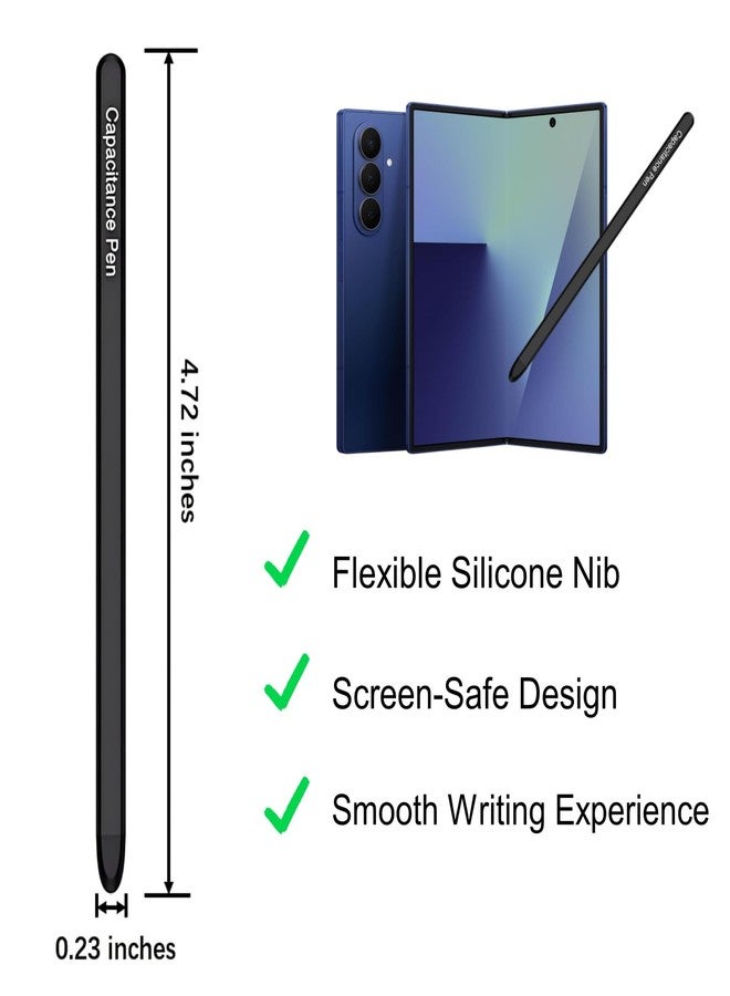 Qenw قلم Qenw متوافق مع هاتف Galaxy Z Fold 5 (أسود) - Image 3