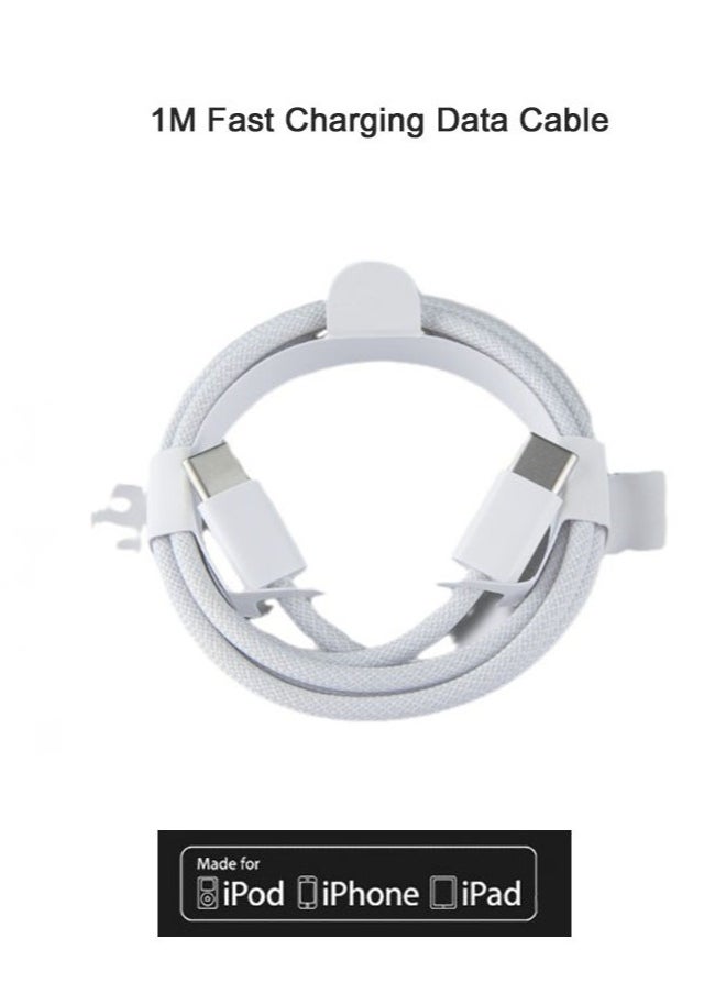 رياكلاود - كابل الناقل التسلسلي العام جيم 60W ، USB - C إلى كابل الناقل التسلسلي العام 1 متر ، ينطبق على اي فون 15 ، ماك بوك برو 2020 ، باد برو 2020 ، التبديل ، سامسونج غالاكسي S20 زائد S9 S8 زائد ، بيكسل ، كمبيوتر محمول ، الخ . - Image 1