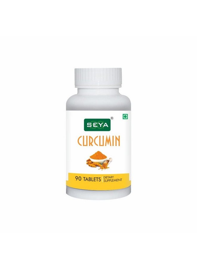 SEYA Curcumin Tablet, 90 Count (Pack of 1) / Immunity Booster/Good for Skin and Joint Pain/Pure and Natural - Image 1