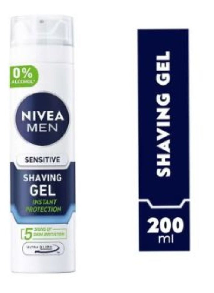 Nivea Shaving Gel Sensitive Skin 200 ml - Image 1