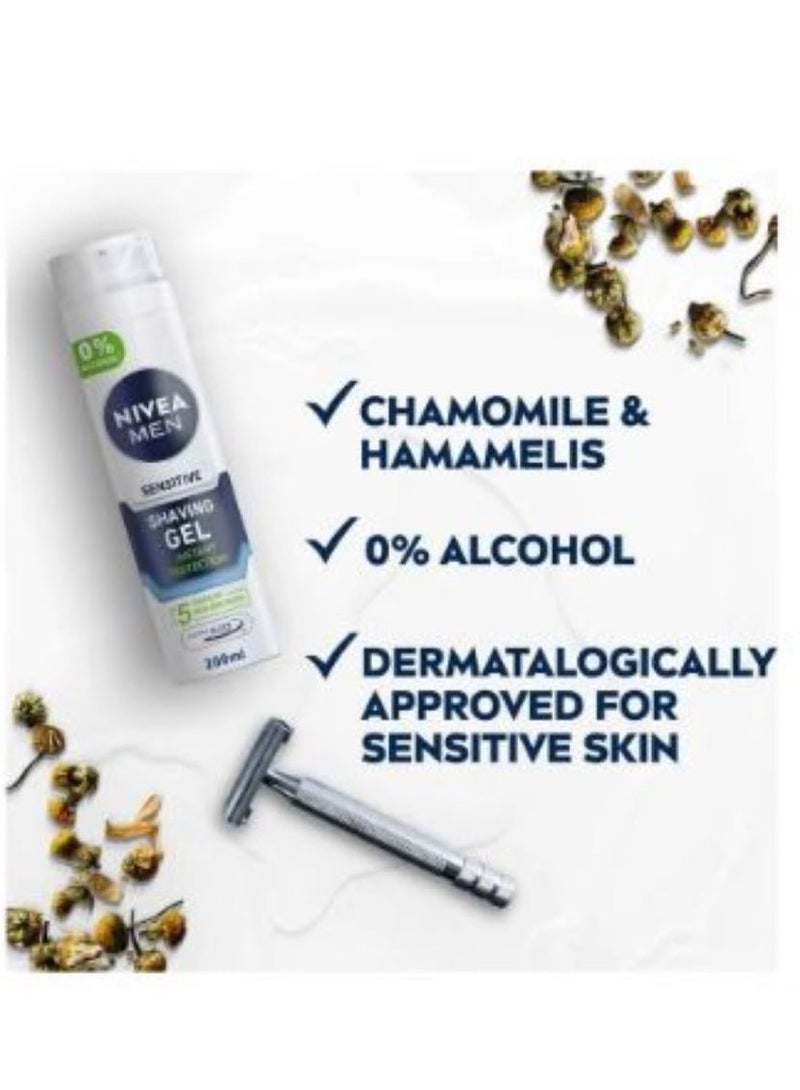 Nivea Shaving Gel Sensitive Skin 200 ml - Image 4