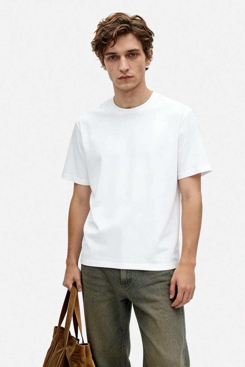 سنيتش Pack of 3 Solid Half Sleeve Regular Fit T-Shirt