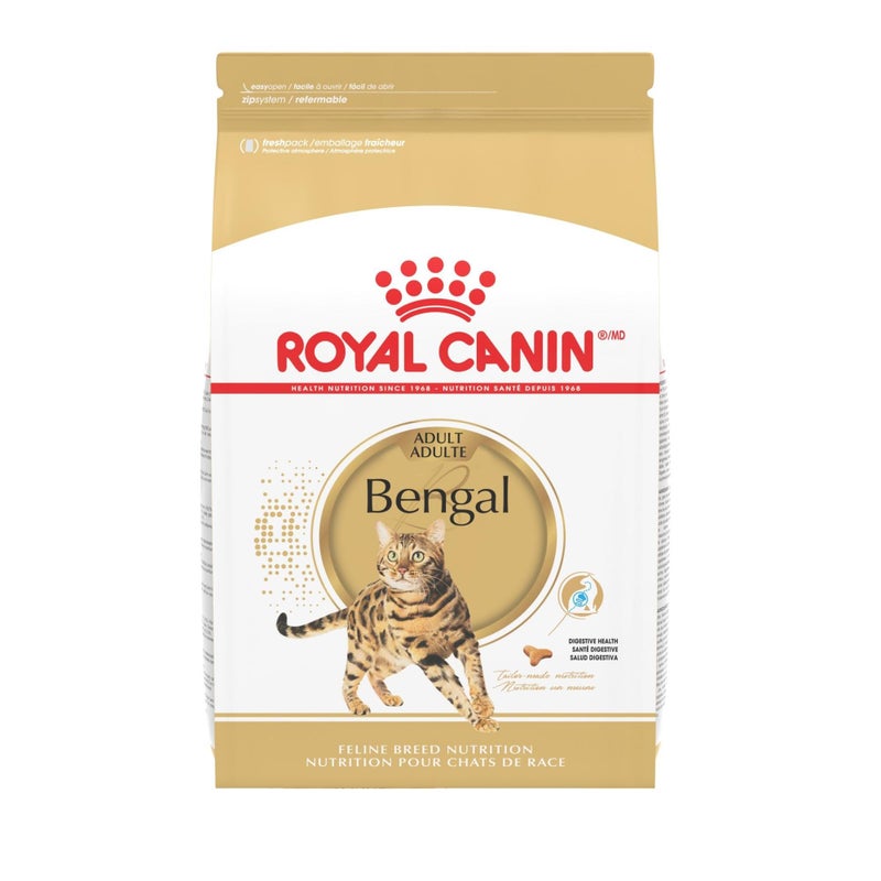 Royal Canin Feline Breed Nutrition Bengal Adult Dry Cat Food, 7 lb Bag - Image 1