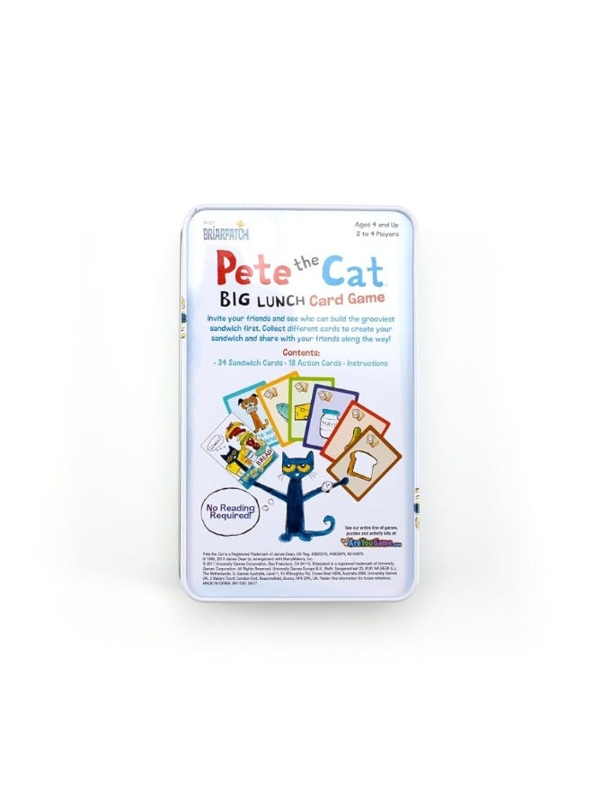 Briarpatch | Pete the Cat Big Lunch Card Game Tin, Fans of Pete the Cat Books, Ages 4+ - Image 4
