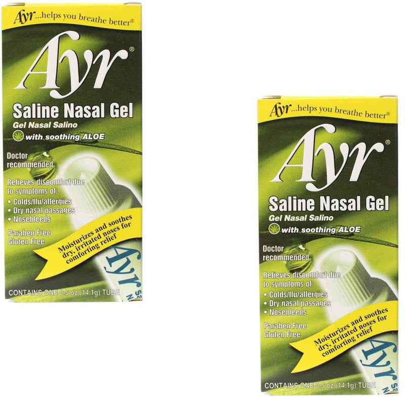 AYR Ayr Saline Nasal Gel with Soothing Aloe 2 Count05 oz