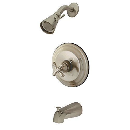Elements of Design EB3638AX St. Louis Single Handle Tub And Shower Faucet, Antique Brass - Image 4
