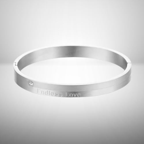 MEENAZ Bracelet for Men brother boyfriend gents Fashion Silver Bracelet for Boys Stainless Steel stylish hand cuff Silver Kada for men Cuff accessories golden mens Bracelets open kada adjustable 604 - Image 4