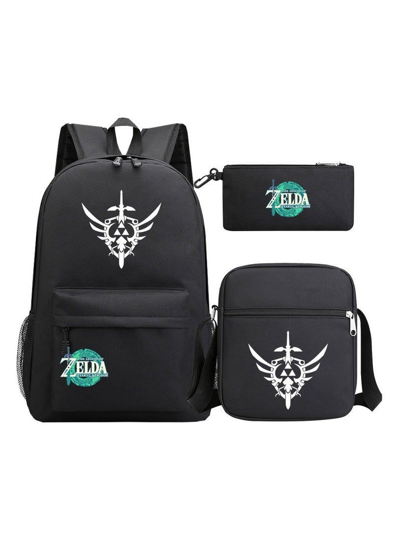 ZELDA Printed Youth Large Capacity Men's and Women's Shoulders