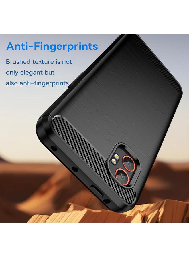 اس-توب جراب لهاتف Samsung Galaxy Xcover 7 Pro مصنوع من ألياف الكربون المصقولة ومصنوع من مادة TPU - Image 3