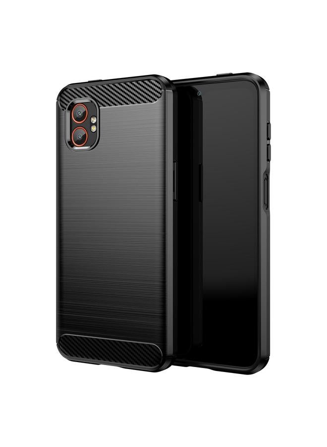 اس-توب جراب لهاتف Samsung Galaxy Xcover 7 Pro مصنوع من ألياف الكربون المصقولة ومصنوع من مادة TPU - Image 1