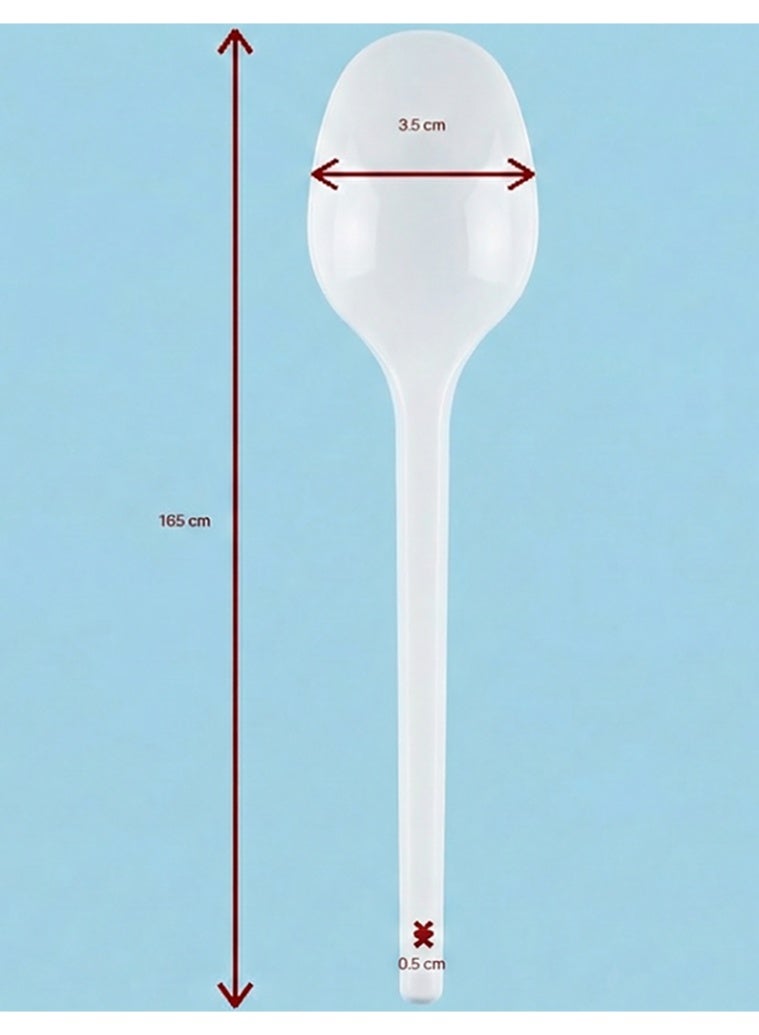Ritco Carton Of White Plastic (1000 Spoons/Carton) - Image 4